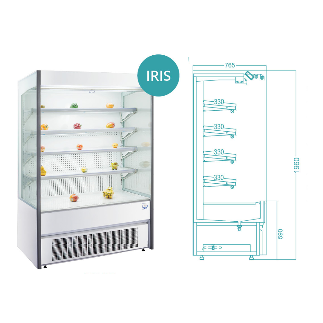 Multideck Opened Chiller (Self Contained) IRIS-100